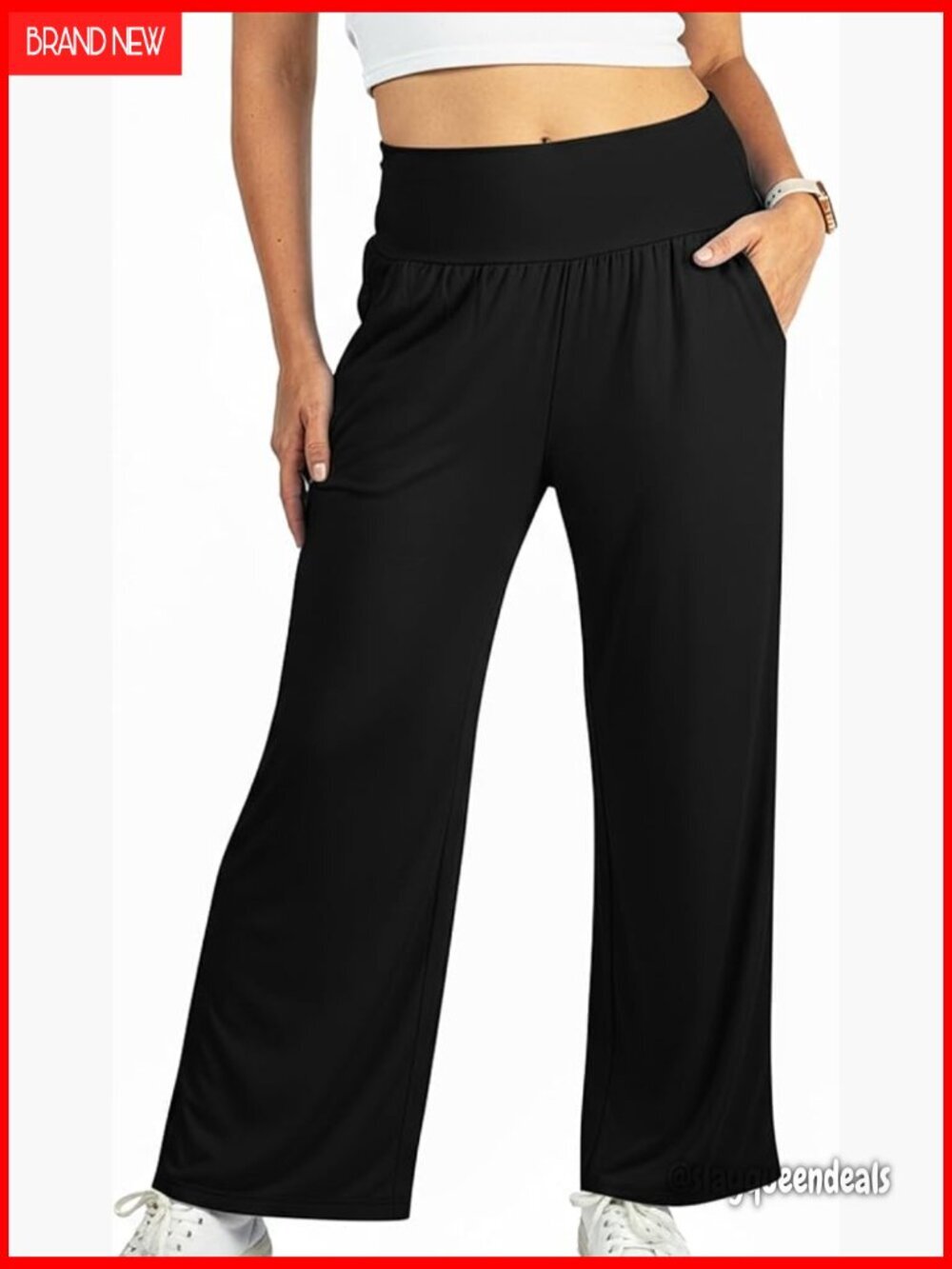 Wide Leg Palazzo Pants with Pockets, Travel & Lounge Wear, Tencel Modal
